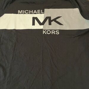 Michael Kors Black and White Logo Tee 2XL Men’s